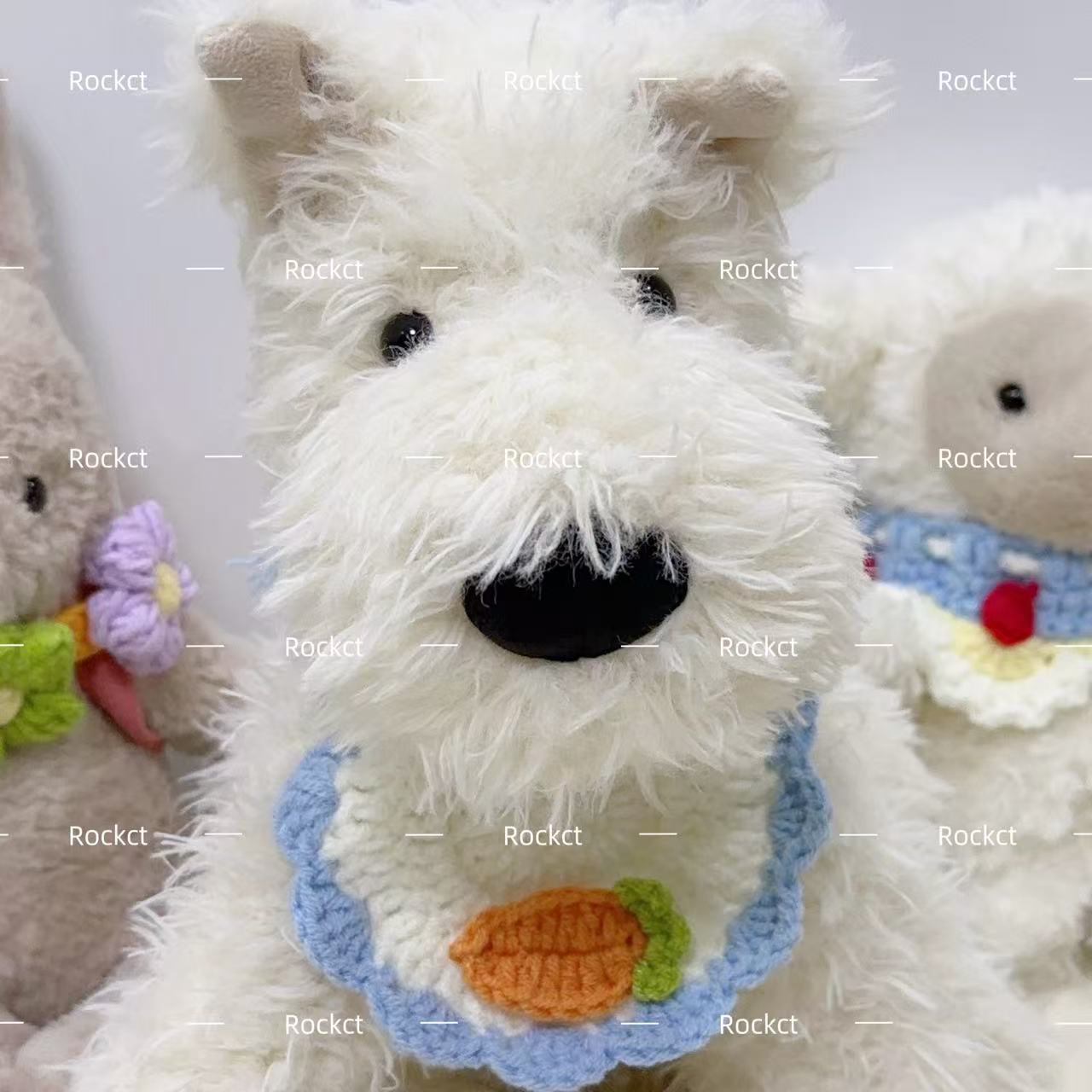 Handmade Crochet Carrot Costume for Jellycat Plush Toys